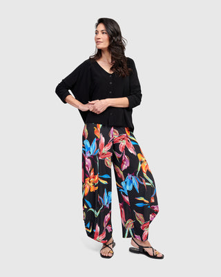 Flower Print Punto Pant, Bloom