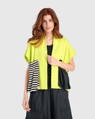 Alembika Urban Accent Pocket Jacket, Electric - Statement Boutique