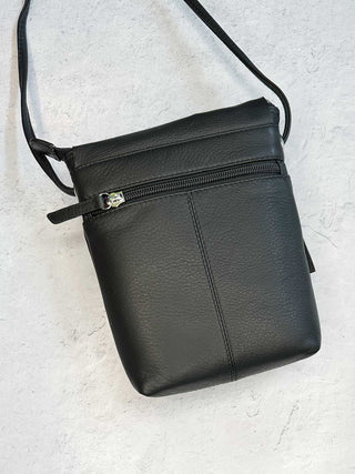 Jeff Lieb Total Design Jewelry Embellished Flap Crossbody Bag, Black/Silver - Statement Boutique