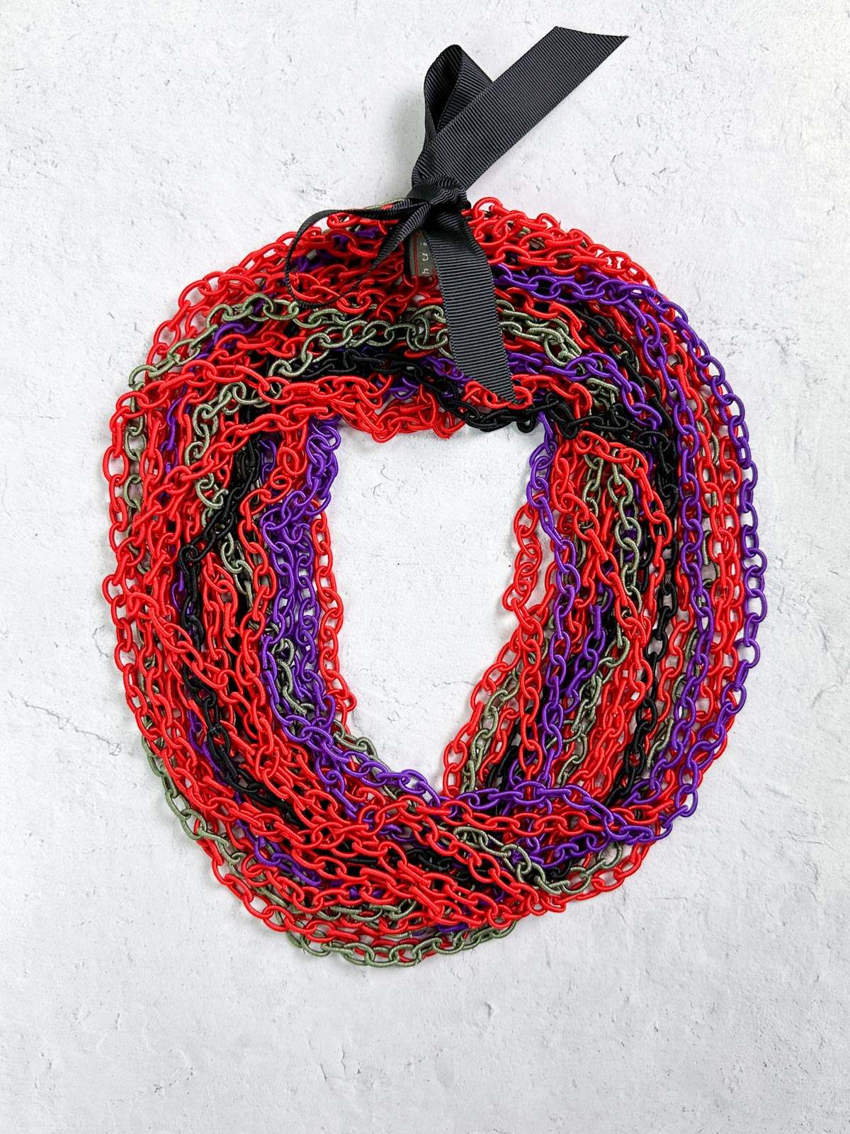 Fabric chain necklace online