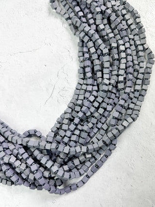 Jianhui London The Next Pashmina Beaded Necklace, Grey - Statement Boutique