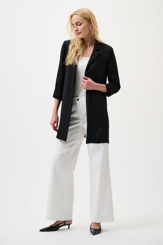 Classic Long Blazer, Black
