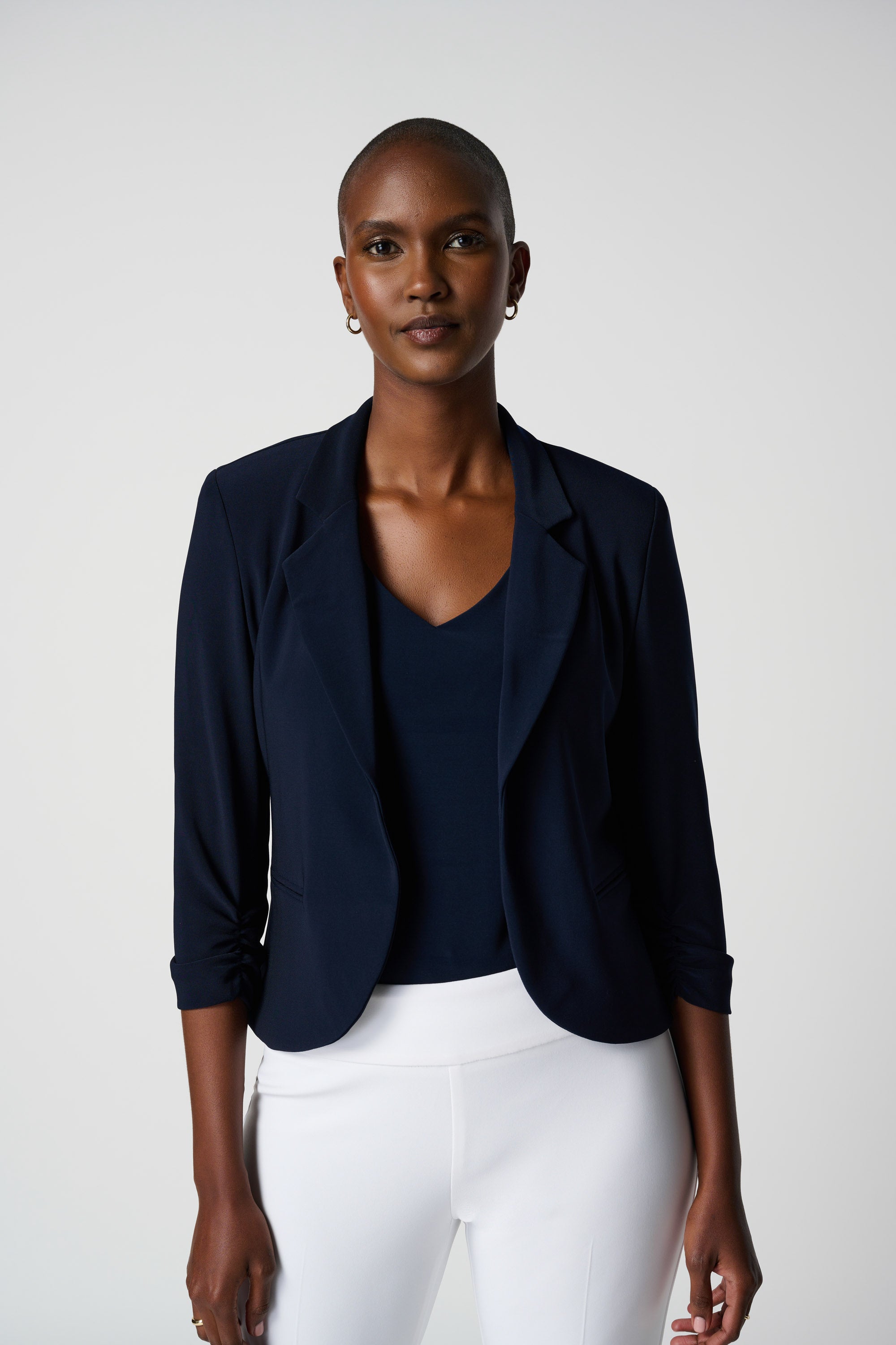 Classic Short Blazer Midnight Blue