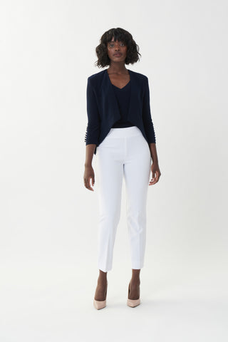 Joseph Ribkoff Classic Straight Pant, White - Statement Boutique
