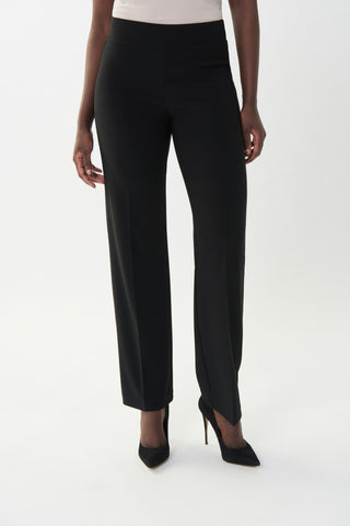 Joseph Ribkoff Classic Wide-Leg Pant, Black - Statement Boutique