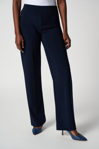 Joseph Ribkoff Classic Wide-Leg Pant, Midnight Blue - Statement Boutique
