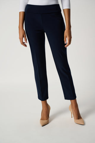 Joseph Ribkoff Essential Slim Cropped Pant, Midnight Blue - Statement Boutique