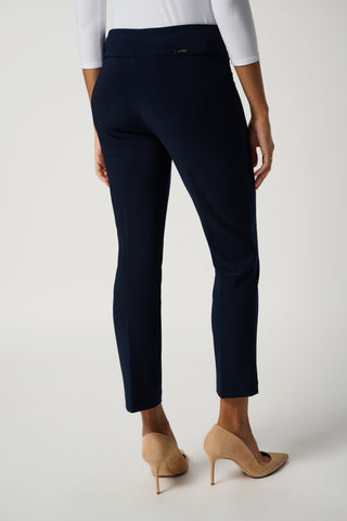 Joseph Ribkoff Essential Slim Cropped Pant, Midnight Blue - Statement Boutique