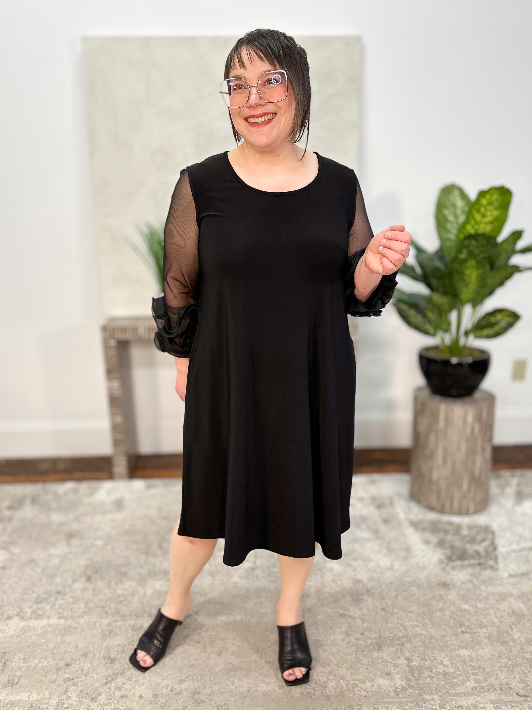 joseph ribkoff black dress JOSEPH RIBKOFF main image 1