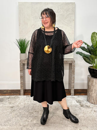 Lacey Tunic, Black