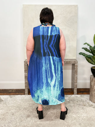 Kaziuki Asta Dress, Blue Zircone - Statement Boutique