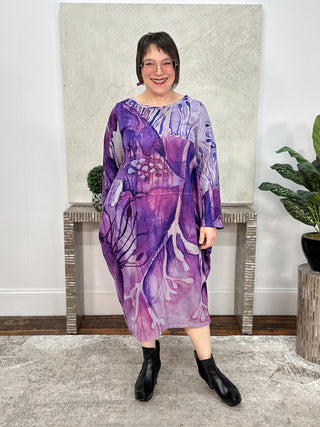 Kaziuki Emma Dress, Drift in Purple - Statement Boutique