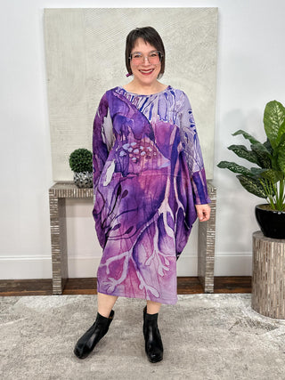 Kaziuki Emma Dress, Drift in Purple - Statement Boutique