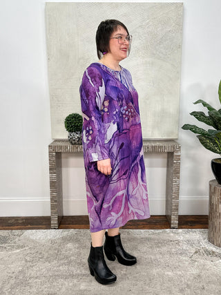 Kaziuki Emma Dress, Drift in Purple - Statement Boutique
