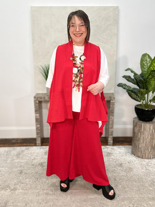 Kedem Sasson Cielo Jacket, Red - Statement Boutique