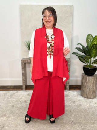 Kedem Sasson Cielo Jacket, Red - Statement Boutique