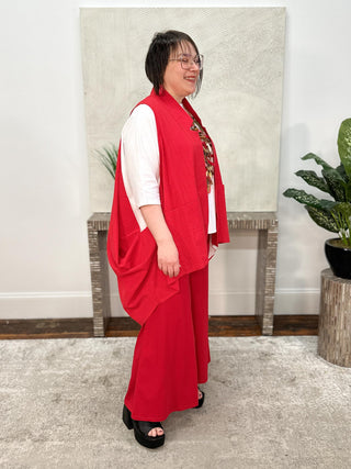 Kedem Sasson Cielo Jacket, Red - Statement Boutique
