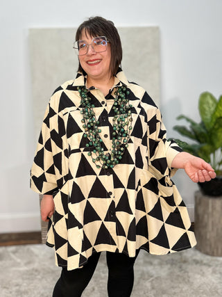 Cloak Shirt, Beige