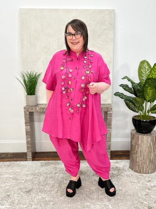 Kedem Sasson Cosmic Shirt, Pink - Statement Boutique