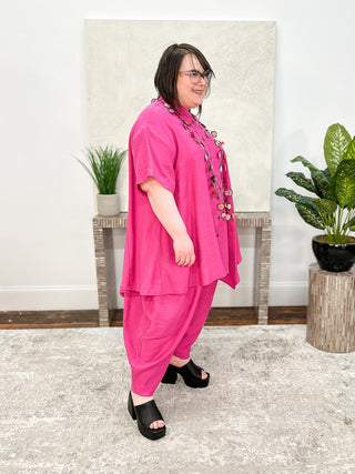 Kedem Sasson Cosmic Shirt, Pink - Statement Boutique