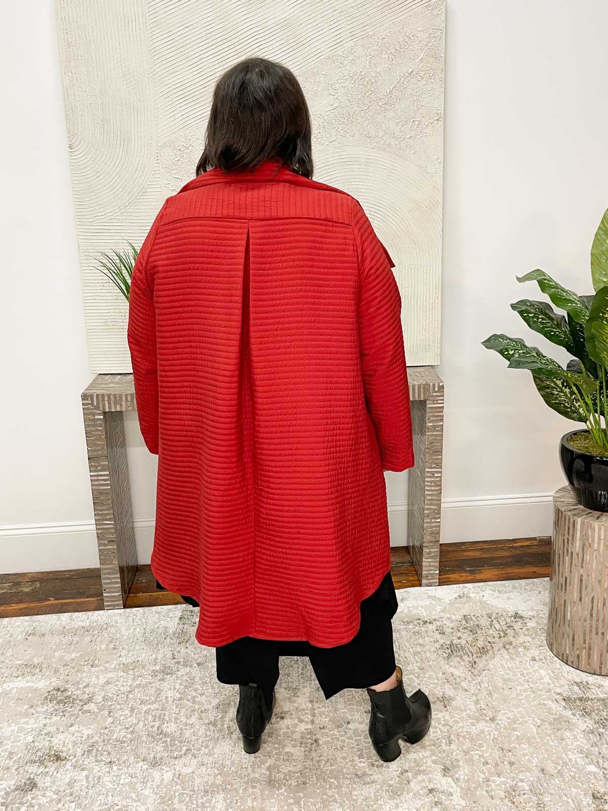 Kedem Sasson Elegance Jacket, Red - Statement Boutique
