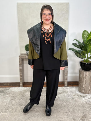 Kedem Sasson Nara Jacket, Olive - Statement Boutique
