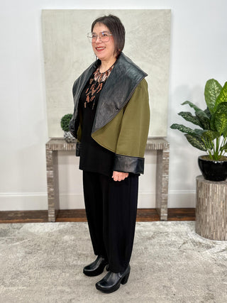 Kedem Sasson Nara Jacket, Olive - Statement Boutique