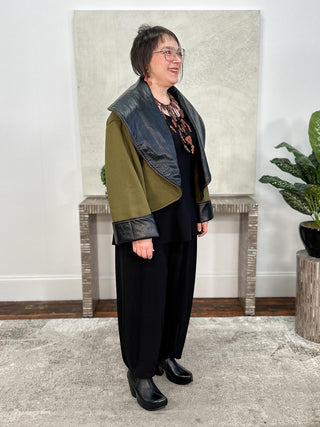 Kedem Sasson Nara Jacket, Olive - Statement Boutique