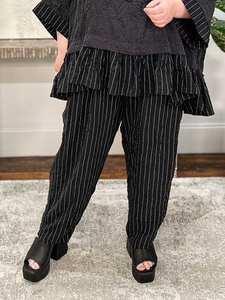 Kedem Sasson Palm Pants, White Dot - Statement Boutique