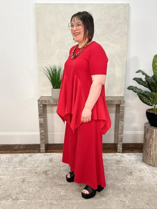 Kedem Sasson Velora Shirt, Red - Statement Boutique