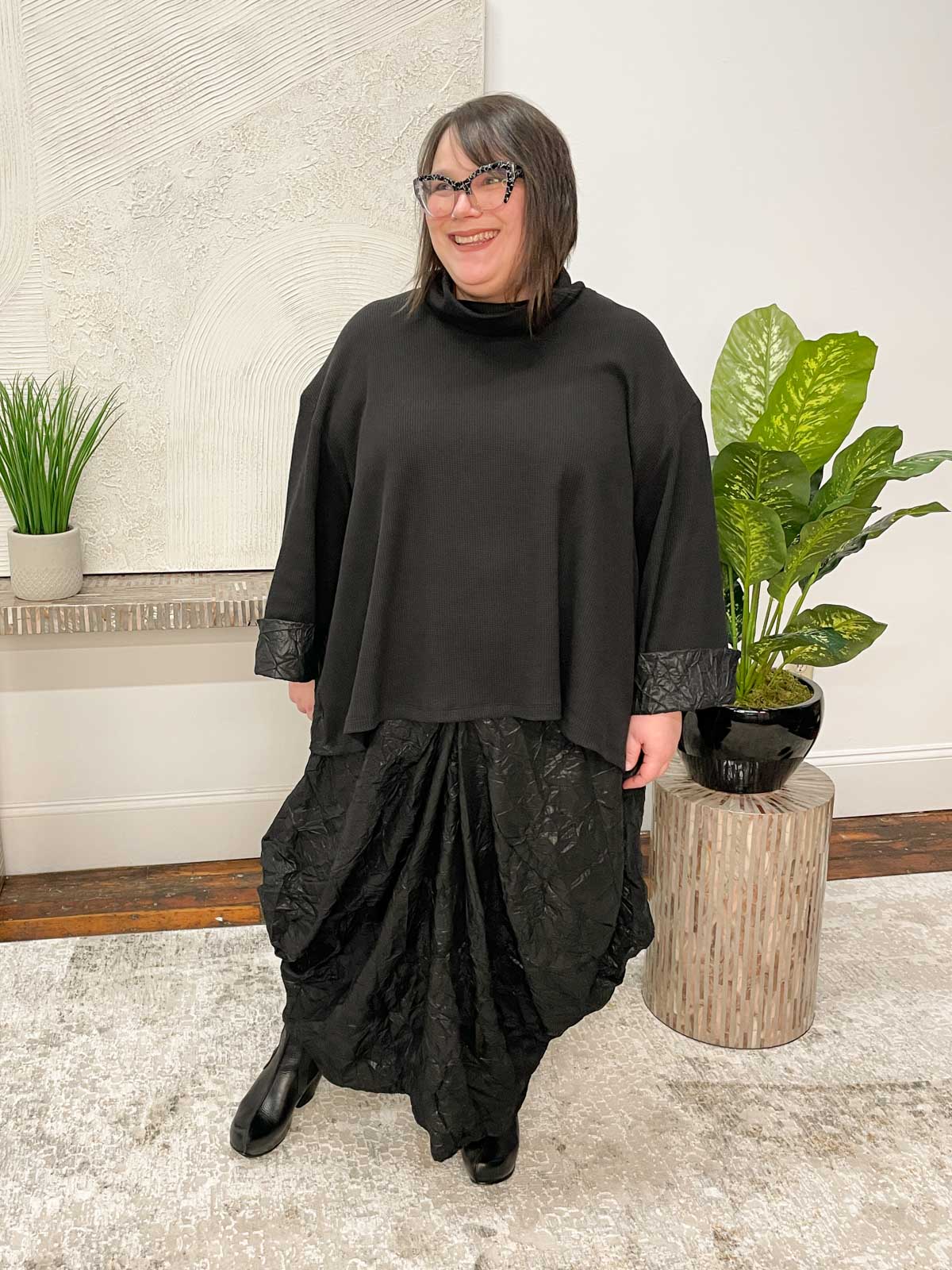 Kedem Sasson Lily Skirt, Black - Statement Boutique