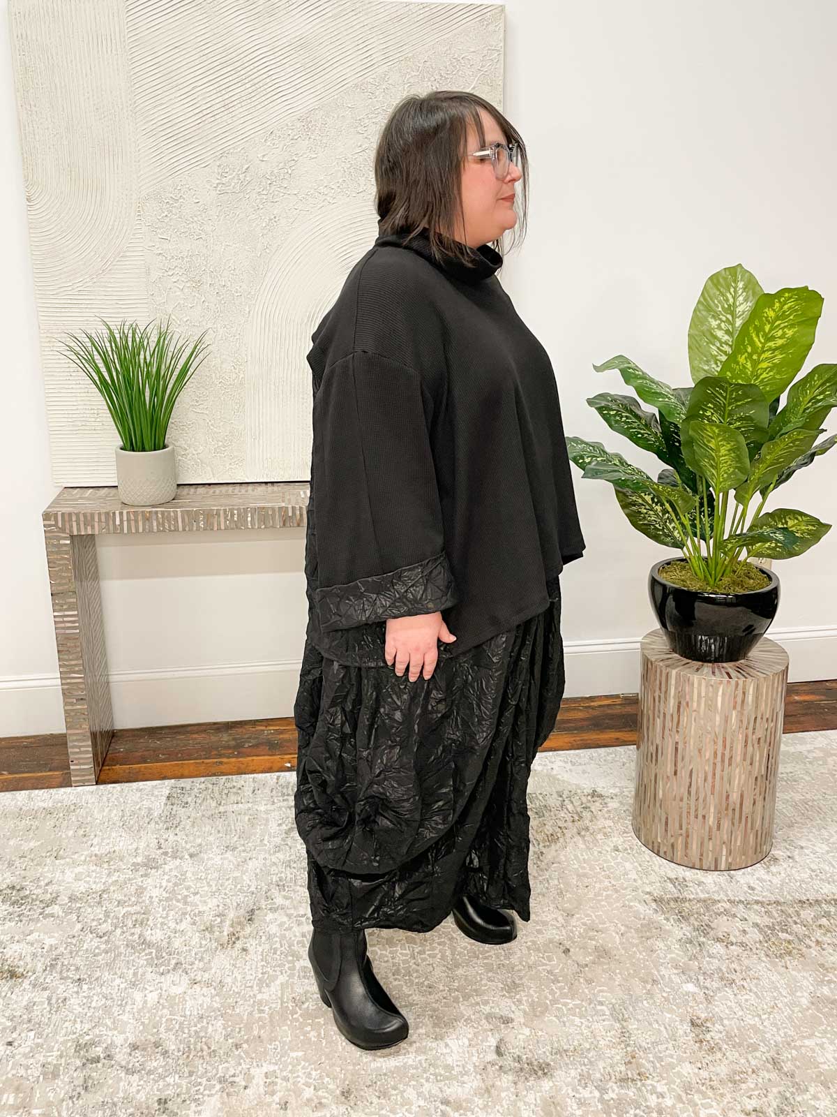 Kedem Sasson Lily Skirt, Black - Statement Boutique
