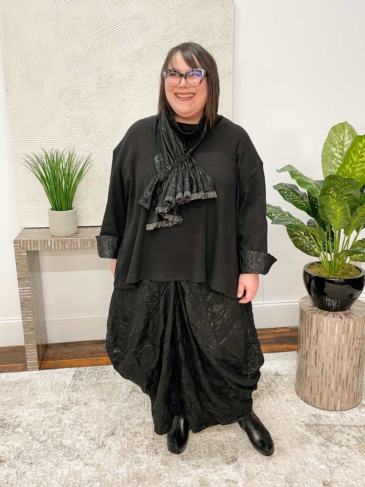 Kedem Sasson Lily Skirt, Black - Statement Boutique