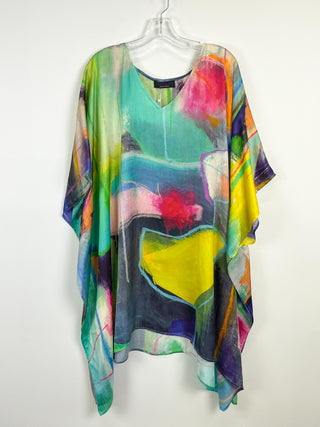 Modal Midi Kaftan, Artisan Bright Abstract