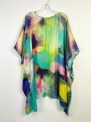 Modal Midi Kaftan, Artisan Bright Abstract