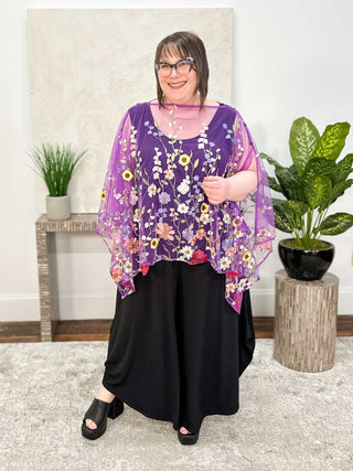 Kokomo Unlimited Floral Dream Multi-Way Topper, Lavender - Statement Boutique