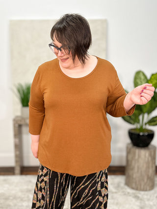 Kozan Dasma Top, Caramel Aspen - Statement Boutique