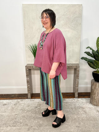 Kozan Alina Top, Dahlia Gauze - Statement Boutique