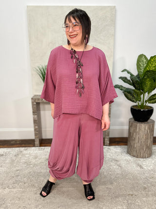 Kozan Alina Top, Dahlia Gauze - Statement Boutique