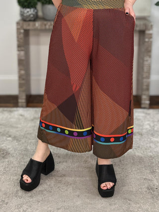 Kozan Amma Pant, Mondrian Crepe - Statement Boutique