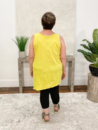 Kozan Colt Top, Lime Crinkle - Statement Boutique