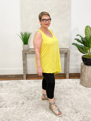 Kozan Colt Top, Lime Crinkle - Statement Boutique