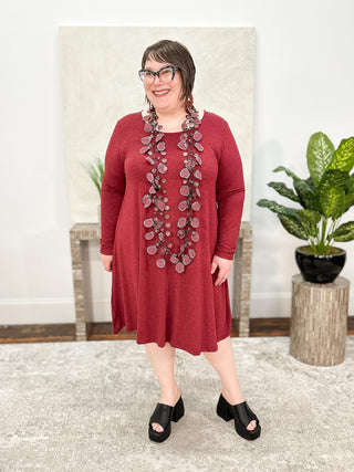 Kozan Danae Dress, Garnet Aspen - Statement Boutique