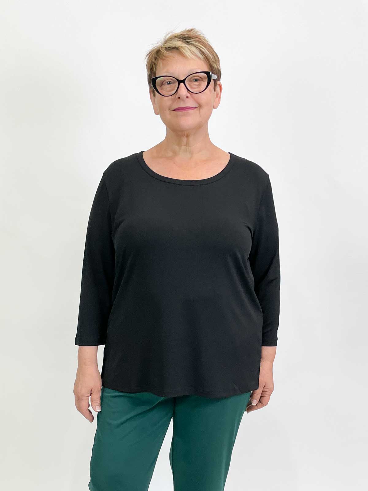 Kozan Dasma Top, Black Vogue - Statement Boutique
