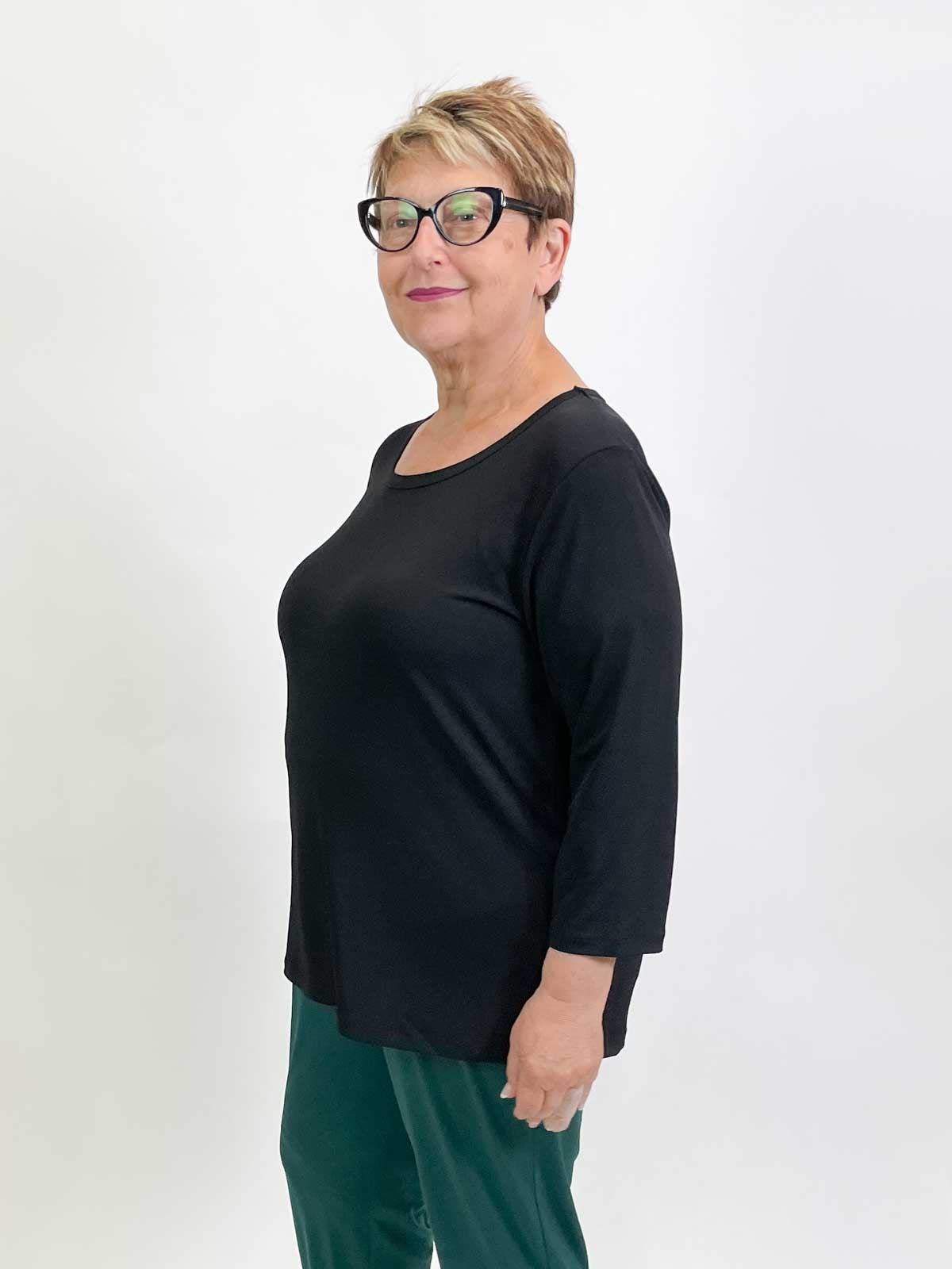 Kozan Dasma Top, Black Vogue - Statement Boutique
