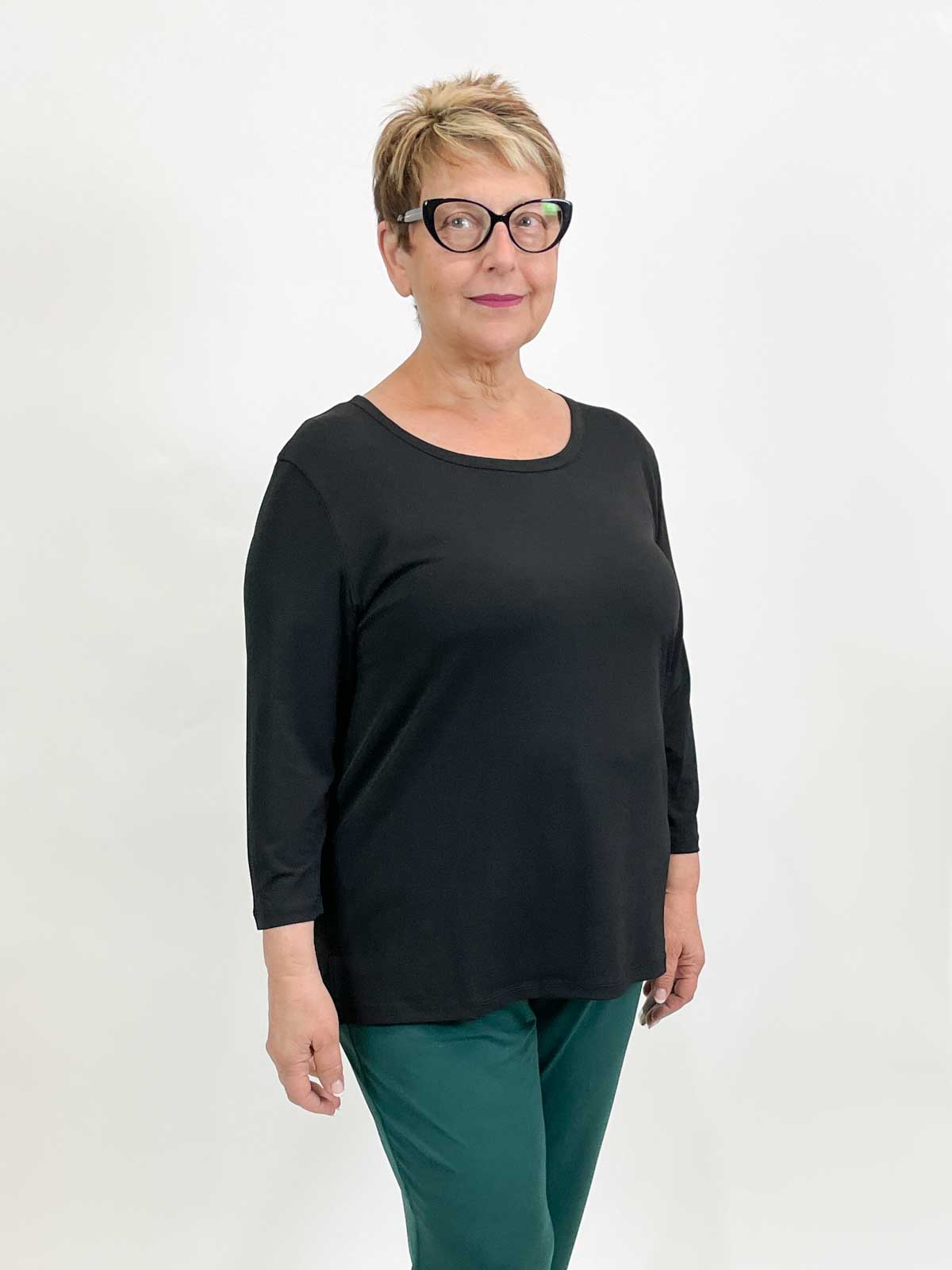 Kozan Dasma Top, Black Vogue - Statement Boutique