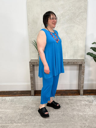 Kozan Jemma Pant, Turquoise Tencel - Statement Boutique