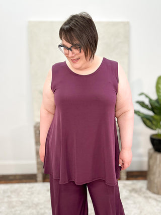 Kozan Desa Tank Tunic, Fig Vogue - Statement Boutique