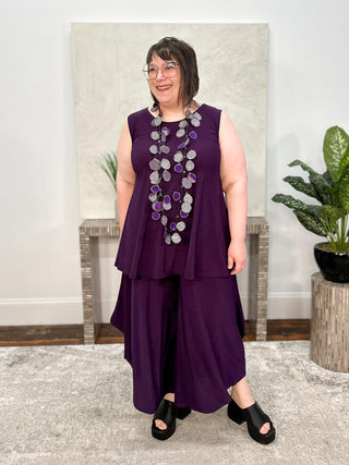 Kozan Desa Tank Tunic, Mulberry Vogue - Statement Boutique