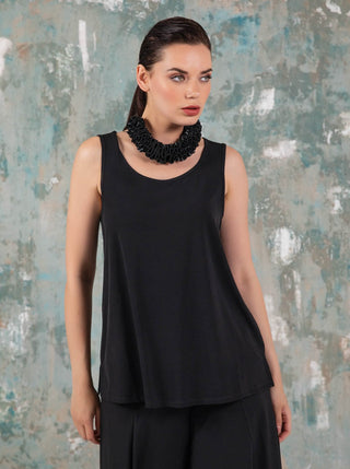 Kozan Dilly Tank, Black Vogue - Statement Boutique